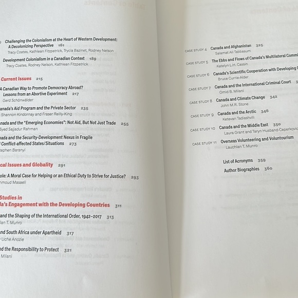 Canada & the Challenges of International Development and Globalization - Picture 4 of 4